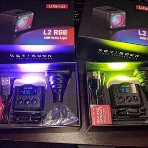 RGB LED Video Light COB Portable Hotshoe Compact